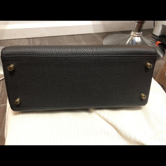 Hermes Togo Kelly Retourne 25 Black - Picture 11 of 13